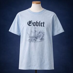 Vintage Gildan Dungeons and Dragons Goblet Enter The Realm Blue Men’s Shirt XL